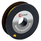 Маркер-кабельный 6,0кв.мм "2"(к-500ед) (ЕС-3) (plc-KM-6-2)/1рул/ EKF
