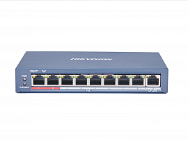 Коммутатор неуправляемый 8 портовый PoE DS-3E0109P-E(C) HikVision
