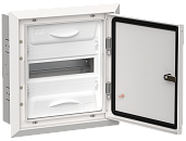 Корпус металлический ЩРв-12 (1х12) 380х365х130мм IP31 белый (одна дверь) TI5-50-V-012-31 TITAN 5 IEK