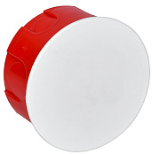 Коробка КМ41007 распаячная для твердых стен d80x40 (с крышкой)