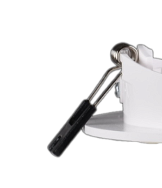 Светильник 4104 LIGHTING встраиваемый под лампу MR16 круг пластиковый белый IEK