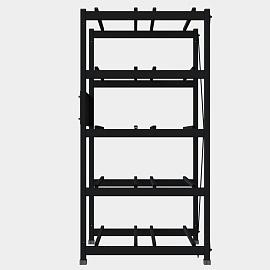Стеллаж 5 полочный 2 ряда 800х935х1855 R5N2R809318AT Systeme Electric