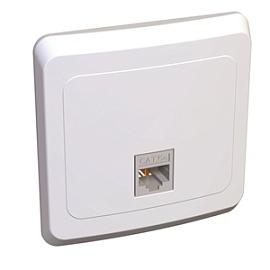 Розетка телефонная RJ11 ЭТЮД скрытой установки кремовый TELC-001K Schneider Electric