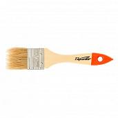 Кисть плоская Slimline 1,5" (38 мм), натуральная щетина, деревянная ручка SPARTA 824255