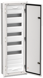 Корпус металлический ЩРв-72 (1х72) 1005х365х130мм IP31 белый (одна дверь)  TI5-50-V-072-31 TITAN 5 IEK