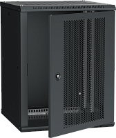 ITK Шкаф LINEA W 12U 600x600 мм дверь перфорированная, RAL9005 LWR5-12U66-PF IEK