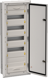 Корпус металлический ЩРв-60 (1х60) 880х365х130мм IP31 серый (одна дверь)  TI5-50-V-060-31-7035 TITAN 5 IEK