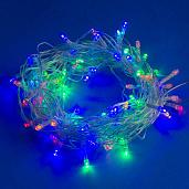 Гирлянда Нить 25м 225Led мульти свет прозрачный провод 1,5м соединение до 6шт IP20 ULD-S2500 UL-00010892 Uniel