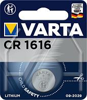 Элемент питания CR1616 Professional Electronics дисковая 3В бл/1 (06616 101 401) батарейка литиевая 6616101401 VARTA