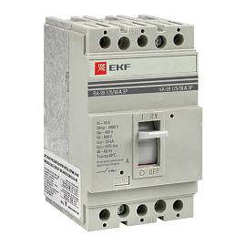 Выключатель автоматический 16А 3П трехполюсный ВА-99 25кА тип AC IP30 PROxima mccb99-125-16 EKF