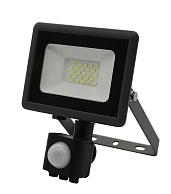 Прожектор светодиодный СДО-10 20Вт SENSOR 6500K GR IP65 230В .5032866 ФАZА