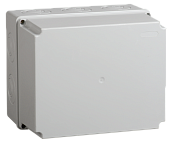 Коробка КМ41274 распаячная для о/п 240х195х165 мм IP55 (RAL7035, кабельные вводы 5 шт)