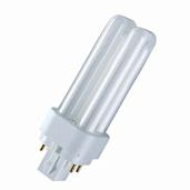 Лампа компактная люминесцентная КЛЛ энергосберегающая 26Вт G24Q-3 Dulux D/Е 26W/830 3000К теплый белый свет 165х34 4050300327235 / 4099854122439 OSRAM