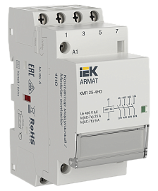 Контактор модульный ARMAT KMR 25А 230В AC 4НО AR-KMR10-025-40-230 IEK
