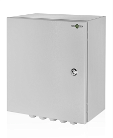 Щит  300х300х210 (ШхВхГ) IP66 ЩМП 332 ОЩН с монтажной панелью  RAL 7035 6-003 Элма