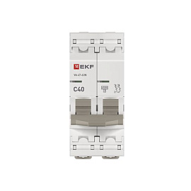 Выключатель автоматический ВА 47-63N 2P 40А (C) 4,5 кА PROXIMA  M634240C EKF