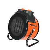 Калорифер электрический PATRIOT PTR 3S, 2.0 кВт, 220В, терморегулятор, керамический нагревательный элемент PTC, шнур с евровилкой