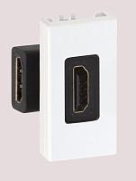 Simon Разъем HDMI, 22,5х45мм, (мама-мама), белый K129B-9