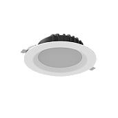 Светильник светодиодный 25Вт Downlight круглый встраиваемый 190*70 мм 4000К IP54/20 RAL9010 белый матовый V1-R0-00A83-10A00-4402540 Вартон