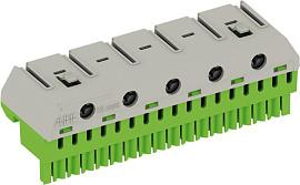 Клеммник PE 17x4 + 5x25 мм ZK175G  2CPX062761R9999  ABB