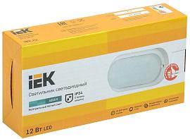 Светильник LED ДПО 4012 12Вт IP54 4000K овал белый IEK