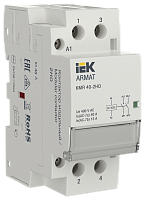 Контактор модульный ARMAT KMR 40А 24В AC/DC 2НО AR-KMR20-040-20-024 IEK