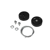 Комплект креплений PSO-01 S-2x1.0m BLACK (подвес для PSO-01 70-100mm) .5052314 Jazzway