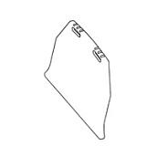 Клемма Торцевая заглушка для клемм № 39370/71/81/60/61 39387 Viking3 Legrand