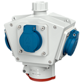 Комбинация розеток серии DELTA BOX 92658 IP44 Mennekes