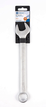 Изображение товара Ключ комбинированный 24 мм Cr-V КОБАЛЬТ 642-975 профессиональный инструмент