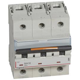 Выключатель автоматический DX3 16А 3П трехполюсный MA 25кА 409882 Legrand