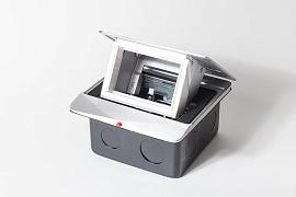 Люк на 1,5 поста (45х45), алюминий, с металлической коробкой, IP44 300002 SPL
