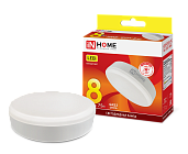 Лампа светодиодная LED-GX53-VC 8Вт 230В 3000К 640Лм 4690612020723 IN HOME