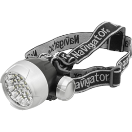 Фонарь налобный NPT-H01-3AAA 4 реж. 25LED, блист.   94946 Navigator