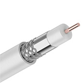 Кабель коаксиальный RG-6U  75 ом CCS экран 48% (жила омедненная) Eletec (8м)
