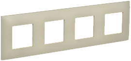 Рамка 4-местная SK-F01B бежевый SKANDY SK-M42-K10 IEK