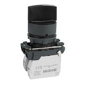 Переключатель OptiSignal D22 C5-S-33 3 поз с фиксацией пластик 2НО XB5AD33 332186 КЭАЗ