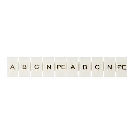 Маркеры для JXB-ST 1,5 с символами "A, B, C, N, PE" (10 шт.) zb-st-1.5-A-PE EKF PROxima