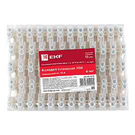 колодка клеммная 12 mm 15А  (plc-KK-12-15)  EKF
