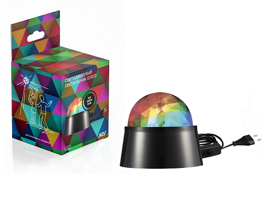 Изображение товара Светильник светодиодный проектор RGB 3Вт диско настольный влагозащищенный
