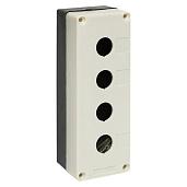 Корпус КП104 пластиковый 4 кнопки белый (cpb-104-w) EKF
