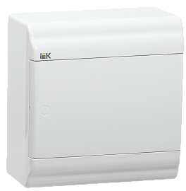 Бокс ЩРН-П-6 модулей навесной пластик IP41 PRIME белая дверь MKP82-N-06-WD-41-20 IEK