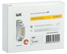 Реле фаз ORF 03. 3ф 220-460 В AC IEK ORF-03-220-460VAC IEK