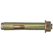 Анкер распорный с гайкой 10х125 М8 желтый цинк