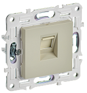 Изображение товара Розетка компьютерная RJ45 кат.5E SK-K01B бежевый SKANDY SK-K10-1-K10 IEK