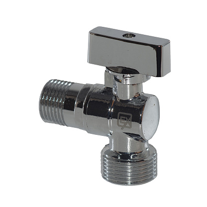 Изображение товара Угловой шаровой кран для подключения стиральных и посудомоечных машин 1/2"х3/4" MPF