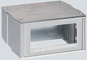 Минибашня двухсторонняя на 4 модуля К45 70х133х128 алюминий KT400-8 Simon Connect