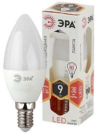 Лампа светодиодная 9 Вт E14 B35 2700К 720Лм матовая 170-265В свеча ( LED B35-9W-827-E14 ) Б0027969 ЭРА
