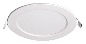 Светильник светодиодный ДВО встраиваемый LED даунлайт 12Вт PPL-R 4000K 800Лм IP40 белый d=170 мм ультратонкий круглый .5008540 Jazzway