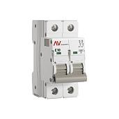 Выключатель автоматический 10А 2П двухполюсный C 6kA AV-6 AVERES mcb6-2-10C-av EKF